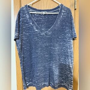Lucky Brand Navy Crew Neck Tee